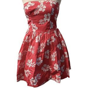 Hollister Red Floral Mini Dress